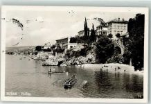 Sisak Sissek / Susak 1933 Foto AK Pecine Schwimmbad Strand