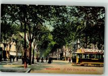 Barcelona - Straßenbahn Calle Cortes