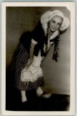 Holzschuhe Tracht Trachten Niederlande / Hollandkind Privatfoto AK