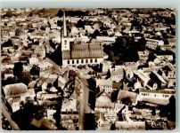 59730 Solesmes Gebrauchsspuren Fliegeraufnahme Foto-AK