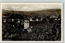 79539 W7850 Stetten 1930 Gebrauchsspuren mit Kirche St. Fridolin