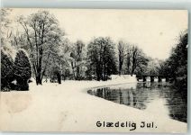 Haslev 1907 Winter Frohe Weinachte Ort lt. Stempel Næstved
