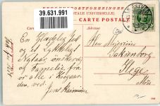 Haslev 1907 Winter Frohe Weinachte Ort lt. Stempel Næstved