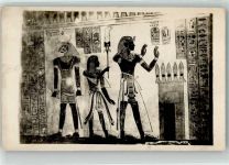 Theben Thebes Foto AK Denkmal Tombs of the Kings Ort handschriftlich
