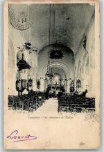 95270 Luzarches 1902 Gebrauchsspuren Kirche innen