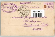 95270 Luzarches 1902 Gebrauchsspuren Kirche innen