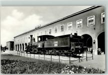 Hatvan Foto AK Eisenbahn Dampflokomotive Bahnhof