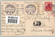 29646 W3045 Bispingen 1913 Gebrauchsspuren Ort handschriftlich Lüneburger Heide