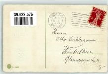 Glückwunsch Kleeblatt Veilchen Tannenzweig Neujahr