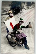 Kinder Geld Schlitten Kalender Amag Nr.6143 Neujahr