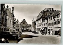 97688 W8730 Bad Kissingen Foto AK Matktplatz Auto Oldtimer