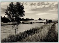 89269 W7917 Vöhringen , Iller Foto AK Illerbrücke