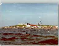 26969 W2890 Tossens FOTO KEINE AK Foto Original aus Archiv eines Ansichtskartenverlags DLRG-Turm Ort handschriftlich