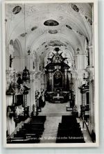 73479 W7090 Ellwangen Jagst Foto AK Wallfahrts- Kirche Schönenberg