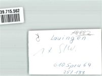 89415 W8882 Lauingen Donau FOTO KEINE AK Gebäude Auto Ort handschriftlich Foto Original aus Archiv eines Ansichtskartenverlags