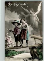 Kinder Blumen R. u. K. 5367/1 Schutzengel 1913