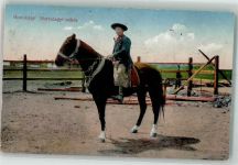 Hengstfohlen Reiter Pfeife Reiten 1918