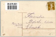 Kinder Matrosenanzug Blumen Neujahr 1911 Prägedruck