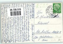 36037 W6400 Fulda 1956 Foto AK Kirche innen