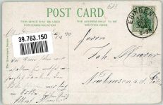 Cardiff 1909 Gebrauchsspuren Straßenbahn Geschäft Queen Street