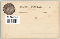 Epernay Ein kutte tragender Mönch mit einer Flasche Dom Perignon Champagner Mönch Werbe AK