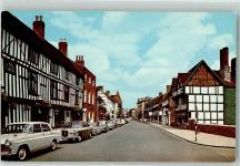 Stratford-on-Avon Foto AK Falcon Hotel New Place Auto
