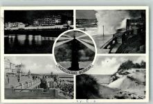 26757 W2972 Borkum - Leuchtturm Promenade Dünen Sturmflut Verlag Rubin