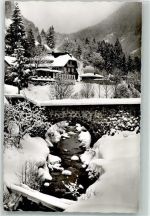 79674 W7868 Todtnau Foto AK Hotel Waldeck Winter