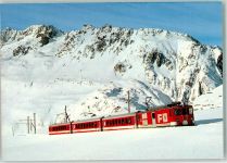 Winter Furka-Oberalp-Bahn Pendelzug Deh 4/4" Eisenbahn