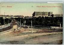 Madrid 1908 Gebrauchsspuren Palacio Real Cuesta de San Vicente