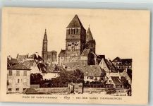 67000 Strasbourg Straßburg Foto AK Thomaskirche 1857