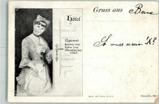 Verlag Max Marcus No. 540 Dienstmädchen 1899 Gebrauchsspuren