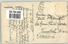 Zelené Udoli Grünthal 1928 Gebrauchsspuren Foto AK