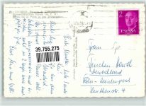 Madrid 1957 Foto AK Postamt Auto Omnibus