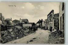 51600 Sommepy-Tahure 1914 Foto AK zerstörte Gebäude WK I