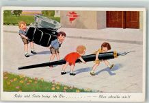 Kinder Schreibfeder WBSS 9658/2 Tintenfass