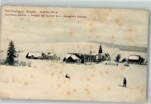 01773 O8242 Schellerhau 1911 Gebrauchsspuren Station Kipsdorf Gasthaus Schreyer Winter