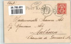 Kinder Kuss Verlag L. Schaller 214 Trachten Elsass 1898