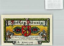 57610 W5230 Altenkirchen Westerwald 1921 Notgeldschein 50 Pfennig A No. 061400