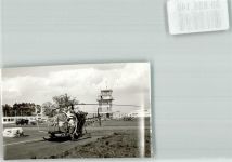 W6073 Egelsbach , Hess Flugplatz Autos Pilot Ort handschriftlich Hubschrauber Privatfoto KEINE AK