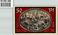 98634 O6104 Wasungen 1921 Notgeldschein 50 Pf. Nr. 116995 Burg Maienluft