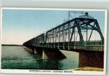 Montreal - Victoria Bridge Eisenbahn- Brücke