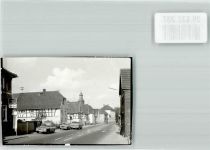 63110 W6054 Dudenhofen , Kr Offenbach am Main FOTO KEINE AK Foto Original aus Archiv eines Ansichtskartenverlags Hauptstraße Oldtimer Ort handschriftlich