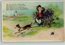 Kind Veilchen G.G.K. No. 623 Hundekarren 1917