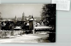 74523 W7170 Schwäbisch Hall FOTO KEINE AK Winter Ort handschriftlich