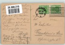 Mann zerhackt aus Liebeskummer mit einer Axt die Kommode Neujahr WSSB No. 172 Humor 1921 Künstlerkarte