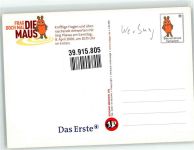 Das Erste ARD Unterhaltungsevent Frag mal die Maus Fernseher 2006 Werbe AK