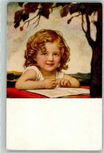 Blondchen Verlag E.A. Seemann Nr. 219 Zumbusch, L. von Künstlerkarte