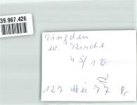 46499 W4236 Dingden FOTO KEINE AK Ev. Kirche Ort handschriftlich