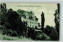 78337 W7763 Öhningen , Bodensee - Sanatorium Schloss Marbach Ort handschriftlich